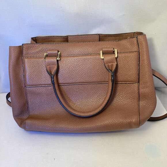 Steve Madden Purse Brown Hand And Shoulder Straps Detachable Small Bag Inside - Picture 3 of 8